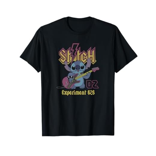 Disney Lilo & Stitch Rock Concert Experiment 626 Band Camiseta