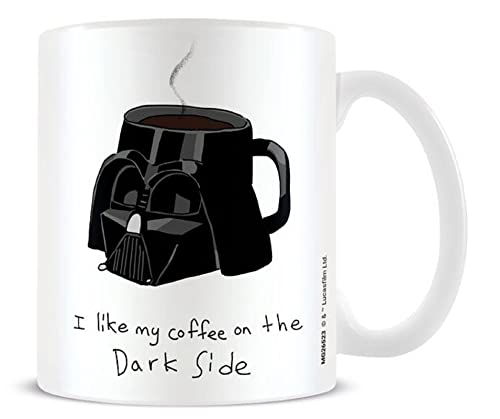 Pyramid International Wars Darth Vader Ceramic Mug in Presentation Gift Box (Dark Side Coffee Design) 11oz Ceramic Mug