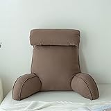 Almohada de Lectura para Reposo en Cama, Almohada para Adultos, Soporte para la Espalda para Sentarse en la Cama Leyendo, Relajándose, Viendo la Televisión, Cojín para el Respaldo 75*40*58cm