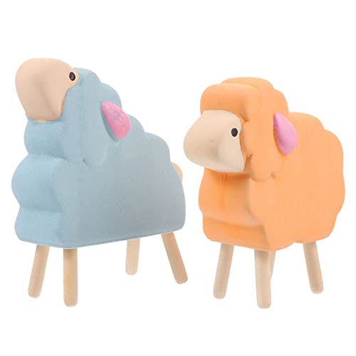 Décor de mouton en céramique créatif pour apporter de la douceur et du bonheur