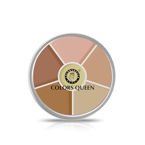Image of Colors Queen Light Weight Multi-Purpose Matte Concealer Color Corrector Palette | Creamy Matte Finish, Easy to Blend Hydrating Formula | Long Lasting & Waterproof Concealer for Face Makeup (01)