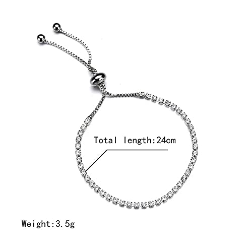 Stylish Austrian Crystal Charm Bracelet