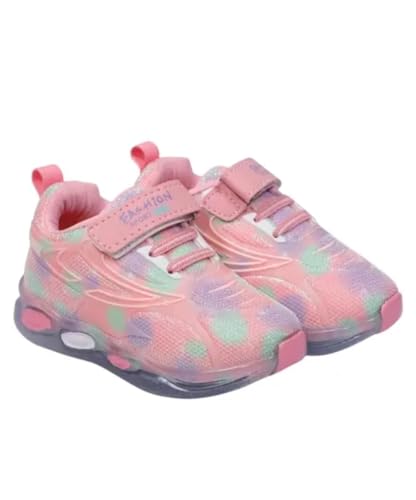 Image of Girls' Light Shoes (Pink, UK Footwear Size System, Little Kid, Age Range, Medium, 4.5 Years, 5 Years)