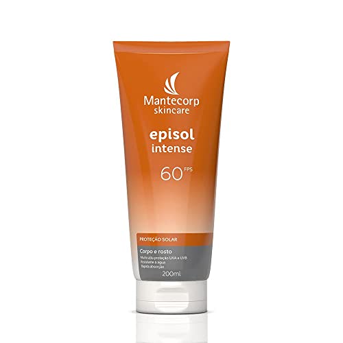 Protetor Solar Corporal e Facial Episol Intense Fps 60-200ml - Proteção UV e Textura Hidratante - Ideal para Uso Diário em Todos os Tipos de Pele - Mantecorp