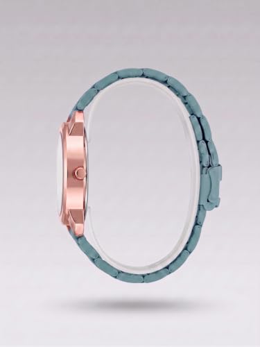 Image of Shocknshop Analog Women Watches Ladies Rose Gold Round Dial Metal Strap Wrist Watch for Woman and Girls -WCH196