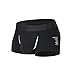 Mens Boxer Briefs Underwear Comfortable Mid Waist Breathable Arrow Shorts Flat Angle Bullet Separation Fashion Short Black M