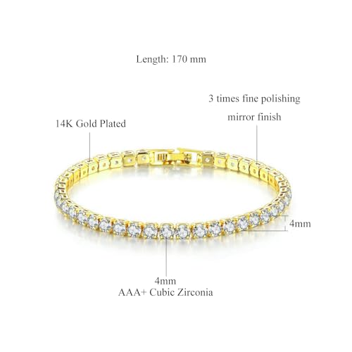 Tennis Women's Bracelet Set ，Fashion Adjustable Chain Bracelet Jewelry Gifts for Thanksgiving Christmas Birthdays and Mother's Day Gifts 3pcs3