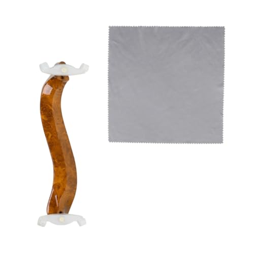 CIMAXIC Essential Violin Parts 2-pack Shoulder Mat Wipe Cloth Fit 3/4 Violins Comfortable Shoulder Support
