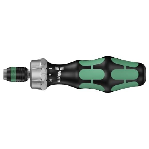 Wera - 5051461001 Kraftform 816 RA Bitholding Ratcheting Screwdriver, 1/4" Head