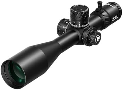 DISCOVERYOPT HD GEN II 5-30x56 FFP First Focal Plane (FFP) Upgraded Rifle Scope with Red Illuminated Reticle (Without Battery) and Parallax Adjustment, Zero Stop Shooting Scope