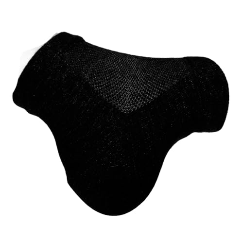 UTHCLO Almohadillas Elevadoras Invisibles para Talón Plantillas Medias Elásticas y Transpirables Aumentan Altura Unisex Antideslizantes Reutilizables de Negro