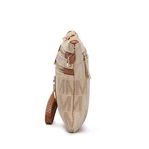 MKF Collection 2 in 1 Crossbody Bags for Women, Wristlet Purse - Ladys Small PU Leather Messenger Handbag by Mia K4