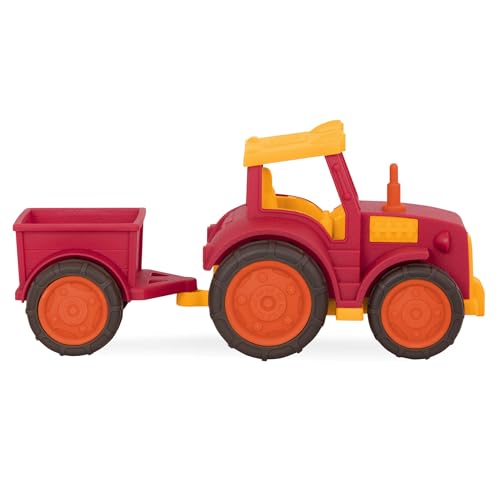 Battat Traktor mit Anhänger 31 cm LKW – Kinder Auto Spielzeug Outdoor...