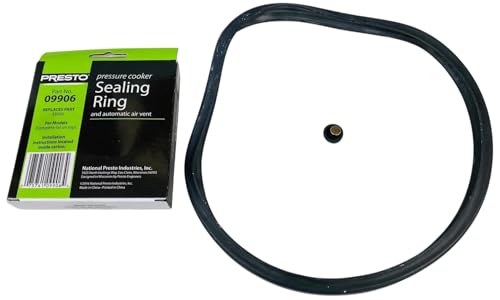 2 Pk Presto Pressure Cooker Sealing Ring Gasket 09906 miniatura 2