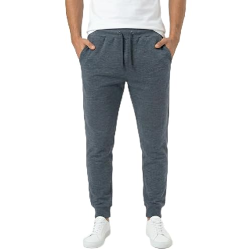 Calça Moletom Masculino Feminino Unissex Flanelada Jogger (BR, Alfa, G, Regular, Regular, Chumbo)