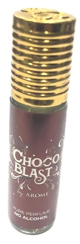 Image of Arome Choco Blast Attar Perfume For Men Women I Non Alcoholic Roll On Attar I Usable For Gift I Chocolate Flavour I Travel Friendly, 6 ml