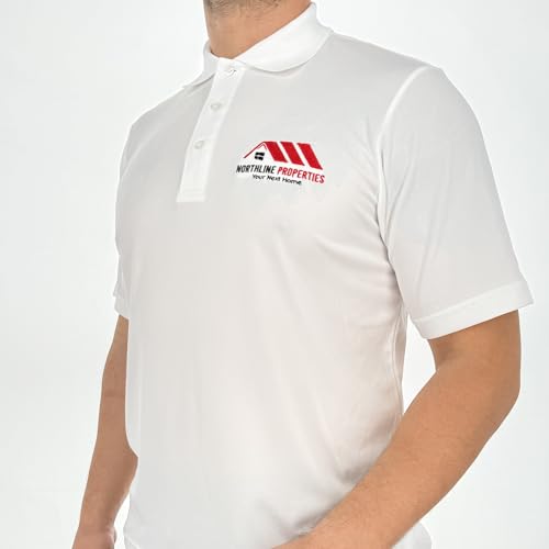 Polo personalizado bordado con logo, camisa de trabajo y golf, personaliza tu texto o logo, uniforme empresarial miniatura 4