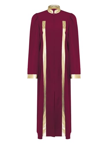 Vêtement de clergé pour l'ambo robe pasteur chœur large robe ministre d'église femme inhzoy