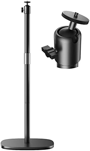 Pokitter Projector Stand, Universal Projector Mount, 360° Rotatable, Height Adjustable, Projector Ceiling Mount Compatible with Video Projector Vlog DVR Camera for Home Office