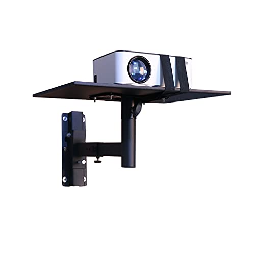 Soporte de pared para altavoz y cine en casa con gran bandeja de sonido