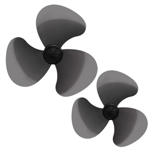 MUELODSIC 2個厚手耐久卓上扇風機用 羽根ファンブレード 交換用扇風機羽根 修理用アクセサリー 簡単取付 清掃便利