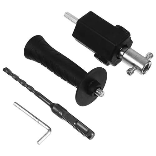 OATIPHO Adaptador para Taladro Eléctrico Manual Negro Convertidor de Taladro a Martillo Eléctrico Eje Triangular Resistente Accesorio para Demolición Perforación y Color Aleatorio