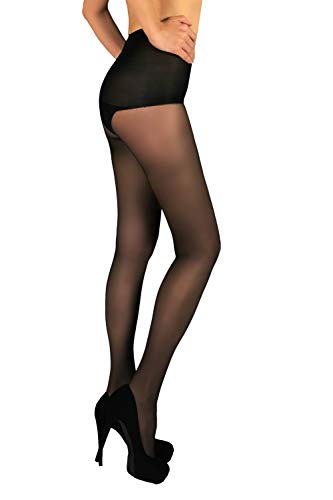 Mila Marutti Control Top Tights for Women | Sheer Shaping Pantyhose | Tummy Slimming Nylons3
