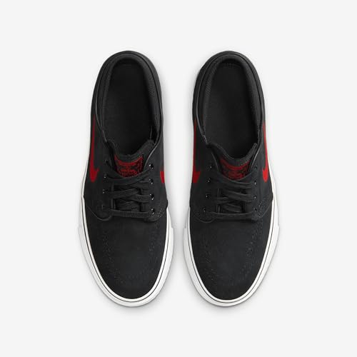 Nike SB Stefan Janoski Big Kids' Skate Shoes (525104-028, Black/Black/Summit White/University Red)4