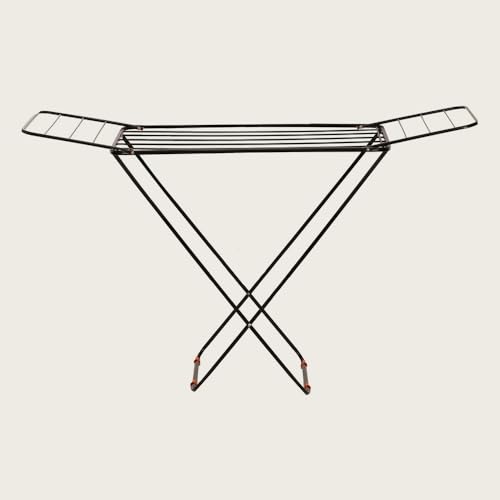 Bonkaso Stainless Steel Foldable Cloth Double Drying Stand, for Drying Clothes, Matte Black, Pack of 1 (B0D3FBGGPZ) Amazon Price History, Amazon Price Tracker