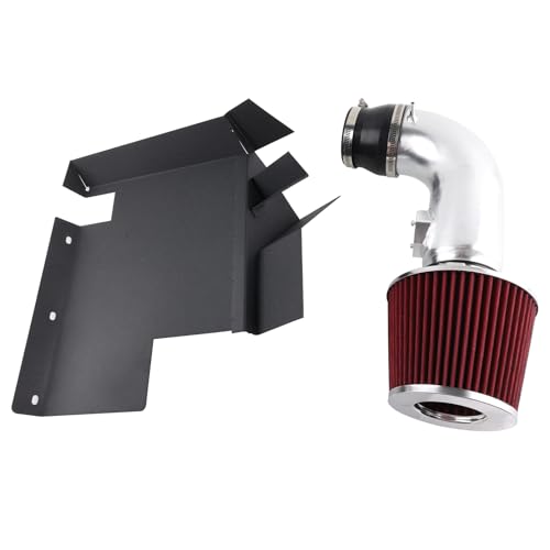 RiAiCiING Cold Air Intake Kit with Heat Shield Compatible with BMW 2008-2011 128i E82 E88/2007-2011 328i/2006 330i E90 E91 E92 E93 N52 3.0L