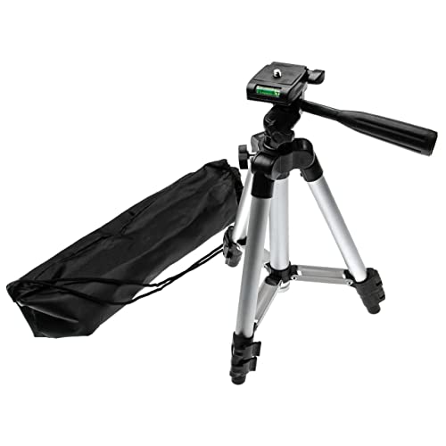 Mini Trépied MyGadget Avec Vis 1/4 - Support Compact Pour Webcam, Appareil Photo (max 3 Kg) - Hauteur 8,2 Cm - Noir