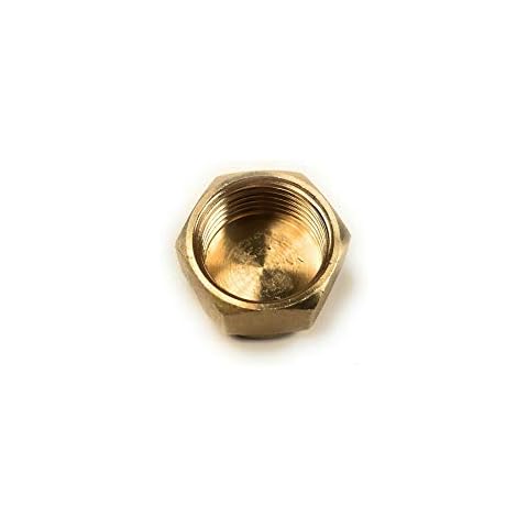 Stop End Cap 3/8" BSP Blanking Cap Brass Fits 15mm Thread Cover