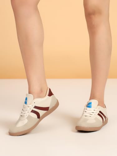 Image of TRASE Casual Sneaker Shoes for Women | Soft Cushioned Insole | Sneakers for Woman | Lightweight | Comfortable | Stylish, Trendy Girls and Women Sneakers with Laces