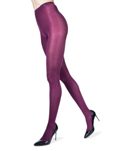 Image of MeMoi Deep Gloss Semi Opaque Tights, Comfortable and Lightweight Control Top Tights, 40 Denier - Sizes S-L
