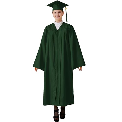 image for GraduatePro Matte Graduation Cap and Gown Class of 2025 Set Bulk with 