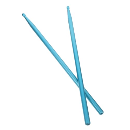Garneck 1 par de baquetas metálicas sólidas 5A – Baquetas profesionales duraderas y ligeras de aleación de aluminio para batería y percusión miniatura 1