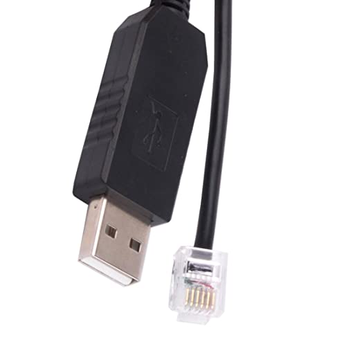 LyxosVee USB - Rj11 Rj12 6P4C A_v^[ VAP[u EQMOD P[u - }Eg PC RlNgp nhRg[P[upA1.8M