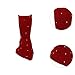Aymzbd Ice Skating Leg Warmers Knit Long Leg Warmers Decor Fashion Supplies Keep Warm Ice Figure Skating Socks for Sports Dance, Red