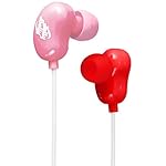 たのしいかいしゃのイヤホン・ヘッドホン JB-CEP3-RPW [レッド]