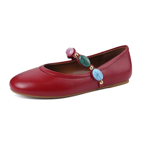 Image of Ballet Flats Mesh Shoes for Women Mary Janes Flats | Wide Feet Options, Woven Mesh Flats, Soft Cushion, Comfortable Ballerina Flats, Casual, Dress Shoes, Daily, Work, Versatile