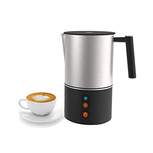 WGLL Leche Frother, Leche Eléctrica Vaporizador Acero Inoxidable, Leche Cálida Automática y Leche Frío Calentador Para…