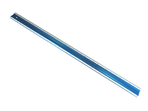 38" Anodized Aluminum Bevel Edge Straight Edge Guaranteed Straight to Within .003" Over