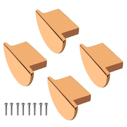 Image of VOLO Cabinet Drawer Knob /knobs for Drawers /Drawer knobs /Handle /knobs for cabinets /Pull Handle (S-183) (Rose Gold, 4)