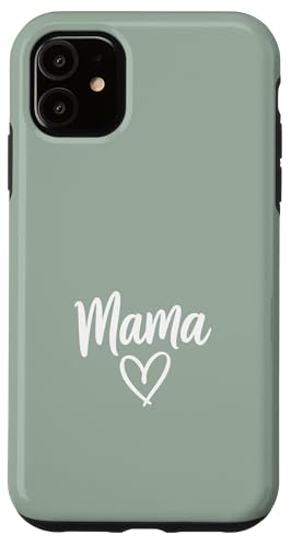���B���e�[�W�O���[�� - Mama Heart Elegant Script Motherhood �X�}�z�P�[�X iPhone 11 �p