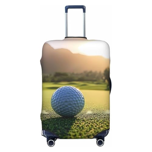 Golf Elastic Travel Luggage Cover, Washable Spandex Suitcase Protector, Anti-Scratch Fits 18-32 Inch