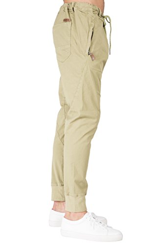 Level 7 Mens Ecru Premium Stretch Twill Drop Crotch Jogger Jeans3