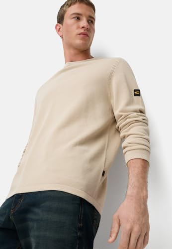 camel active Herren Pullover aus Reiner Baumwolle Hafer, Menswear-L – Ansicht 5