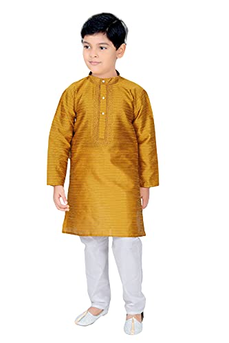Image of BABA AND BABY Ethnic Wear Kurta Pyjama Set for Kids