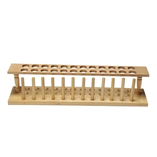 Support de tubes en bois laboratoire 22 mm : fini le désordre sur table