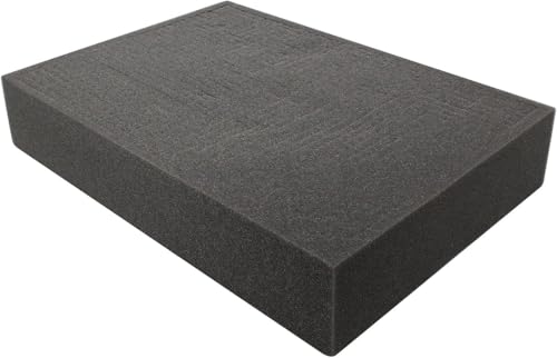 ROC Cases Pre-cut Pick and Pluck Cubed Foam Block Insert 440mm x 310mm x 90mm For Use on A501 Flight Case Storage Cases Game Box Tool Box